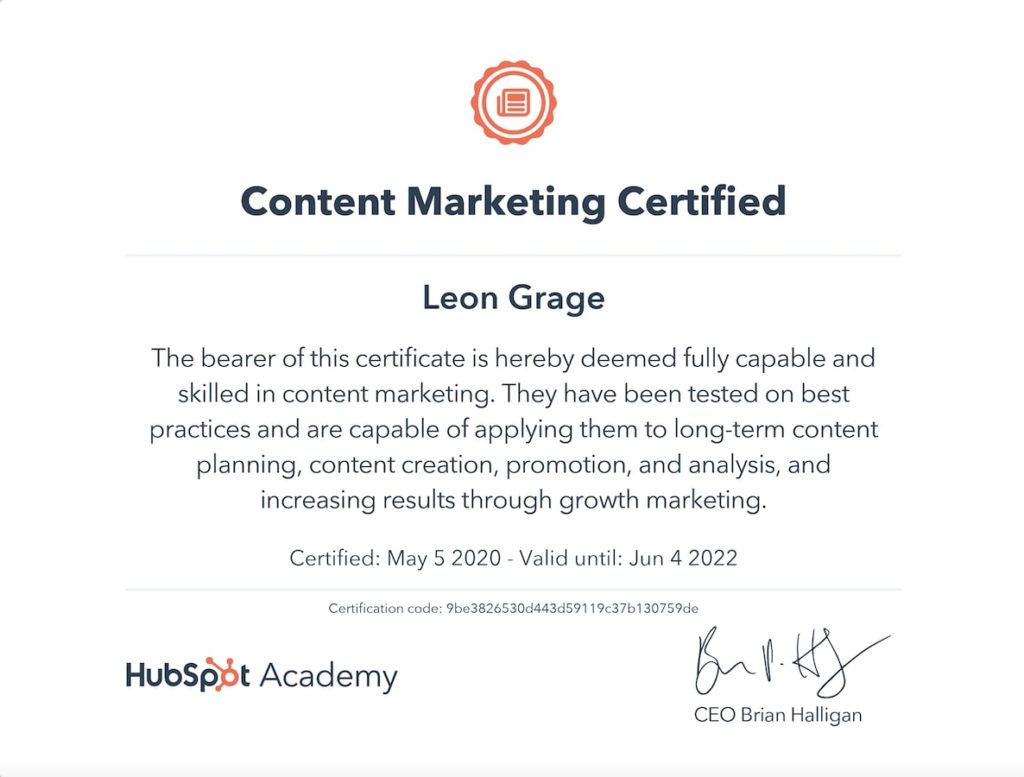 Hubspot Content Marketing